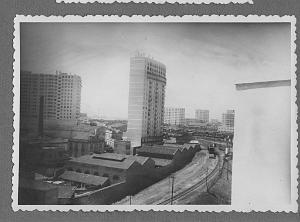 ORAN CITE PERRET DE NOTRE BALCON A8, LA VOIE C. DE FER DESCENDANT AU PORT, A DROITE COIN A7